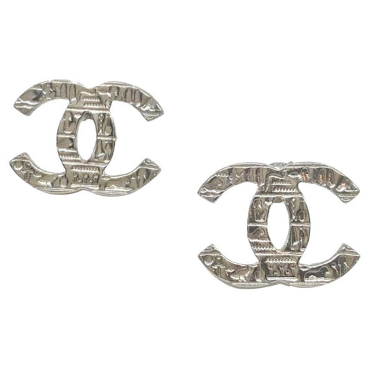 cc silver metal earrings Jewelry Elegant