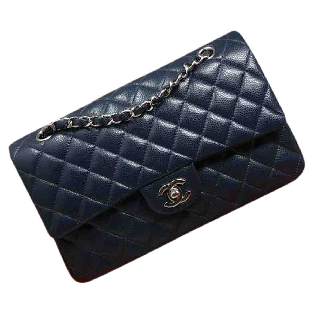 timeless/classique blue leather handbag Refined