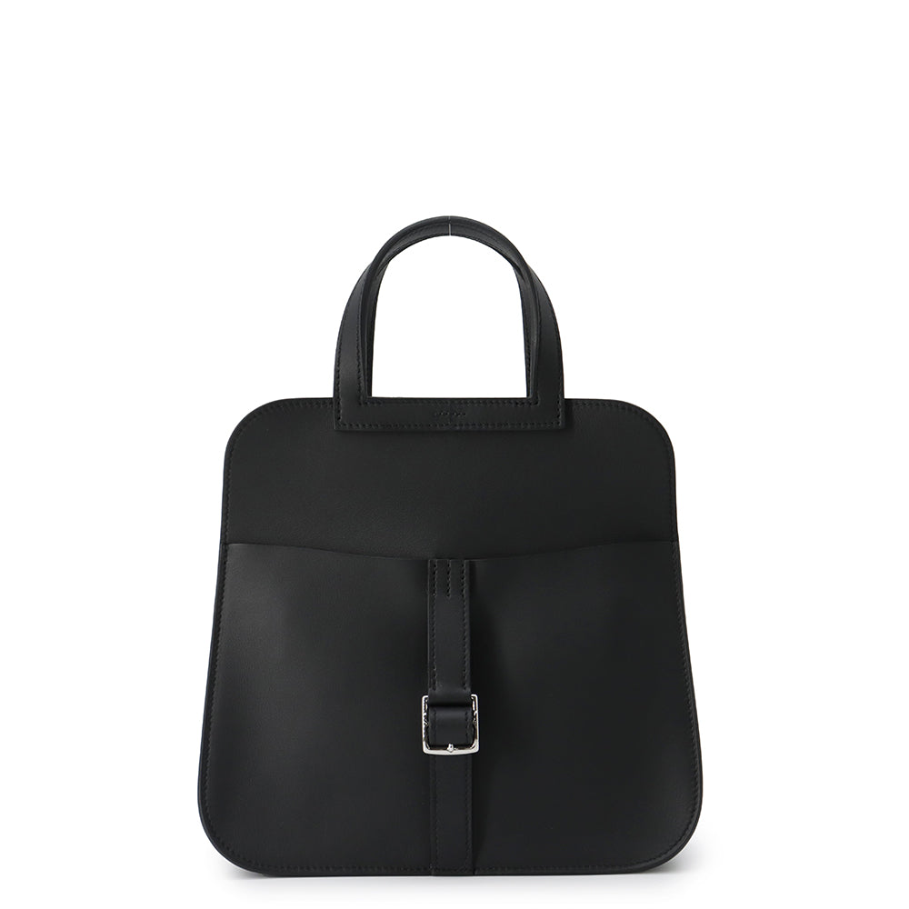 Halzan Swift Size Handbag Leather Black Travel Bag