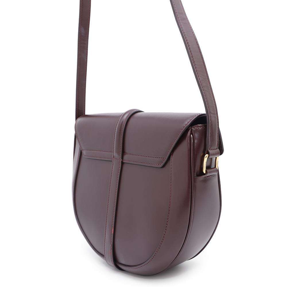 Busas Seize Shoulder Bag Bordeaux Leather