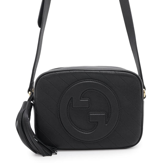 Gucci Blondie Black742360 Size Leather Small Shoulder Bag
