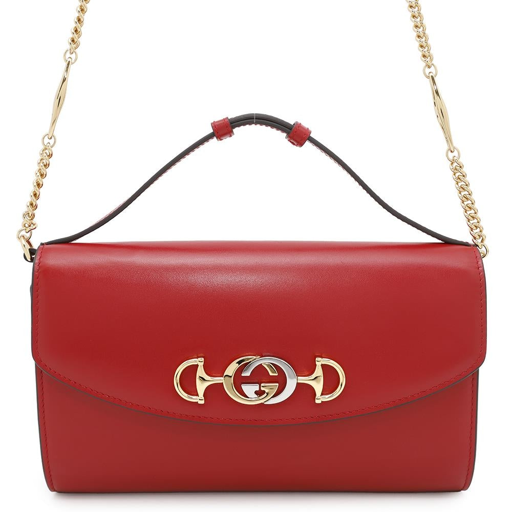 Gucci Zumi ChainShoulder Leather Shoulder Bag