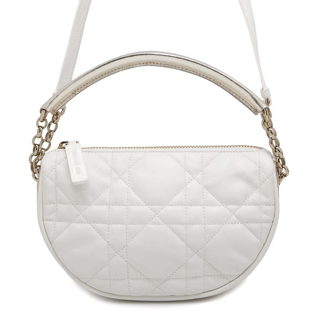 Dior Vibe Hobo Waybag Whitem Onoa Size Leather Travel Bag