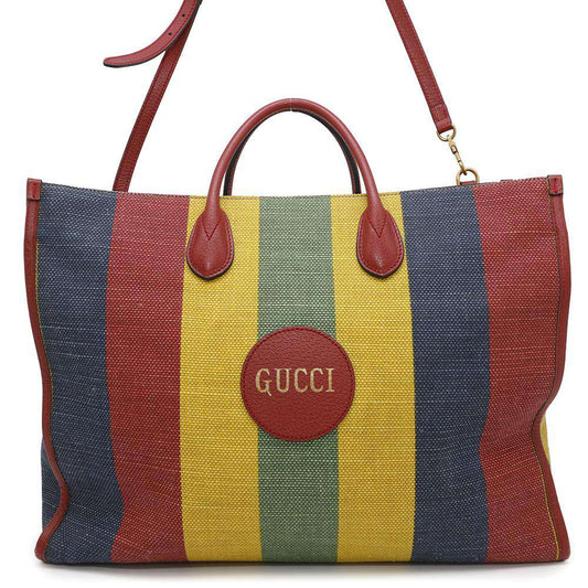 Gucci Baiadera 2WAYBag Multicolor630358 Leather Canvas Travel Bag