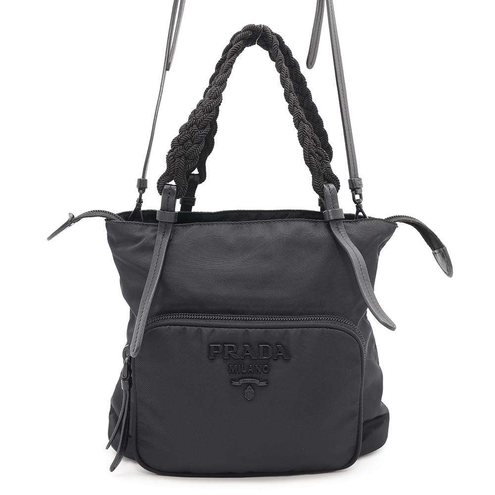 Prada ?2WAYShoulder Black1BA207 Nylon Shoulder Bag