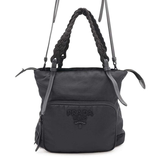 Prada ?2WAYShoulder Black1BA207 Nylon Shoulder Bag