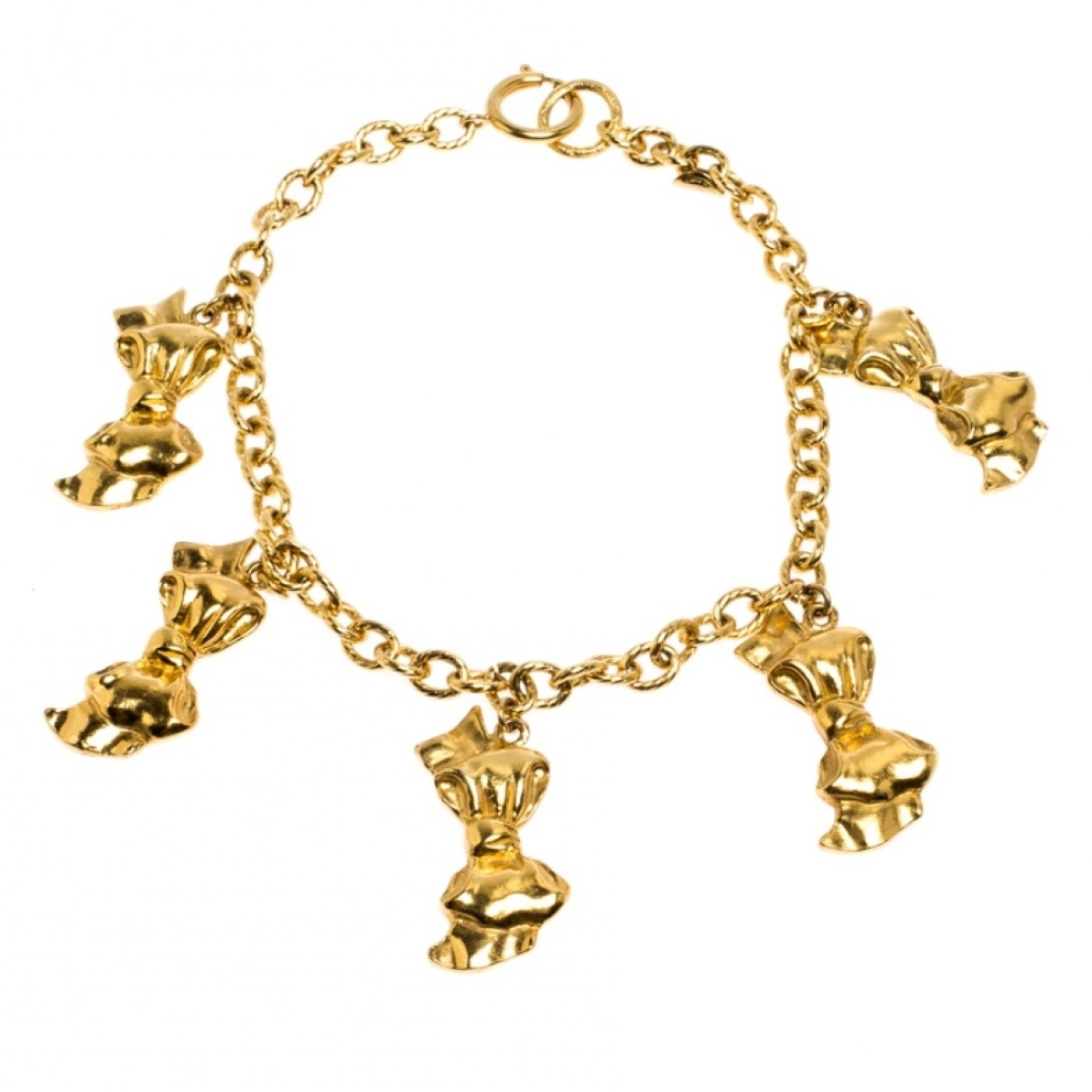Chanel gold gold and steel necklaces Jewelry