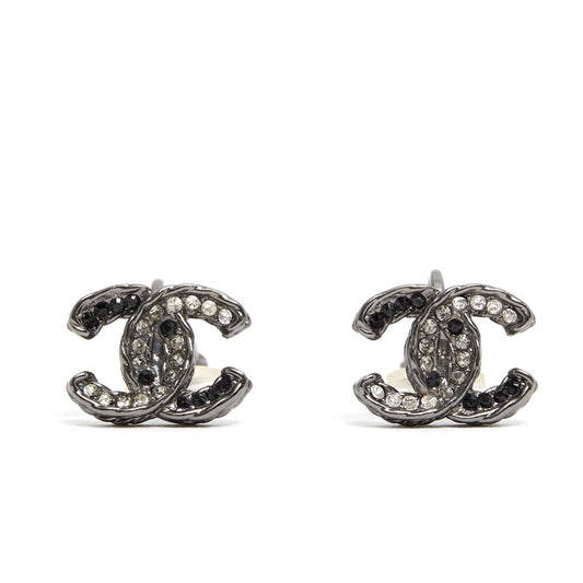 cc silver metal earrings Jewelry Modern