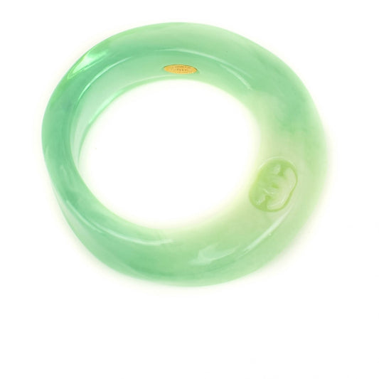 Chanel cc green plastic bracelets Jewelry