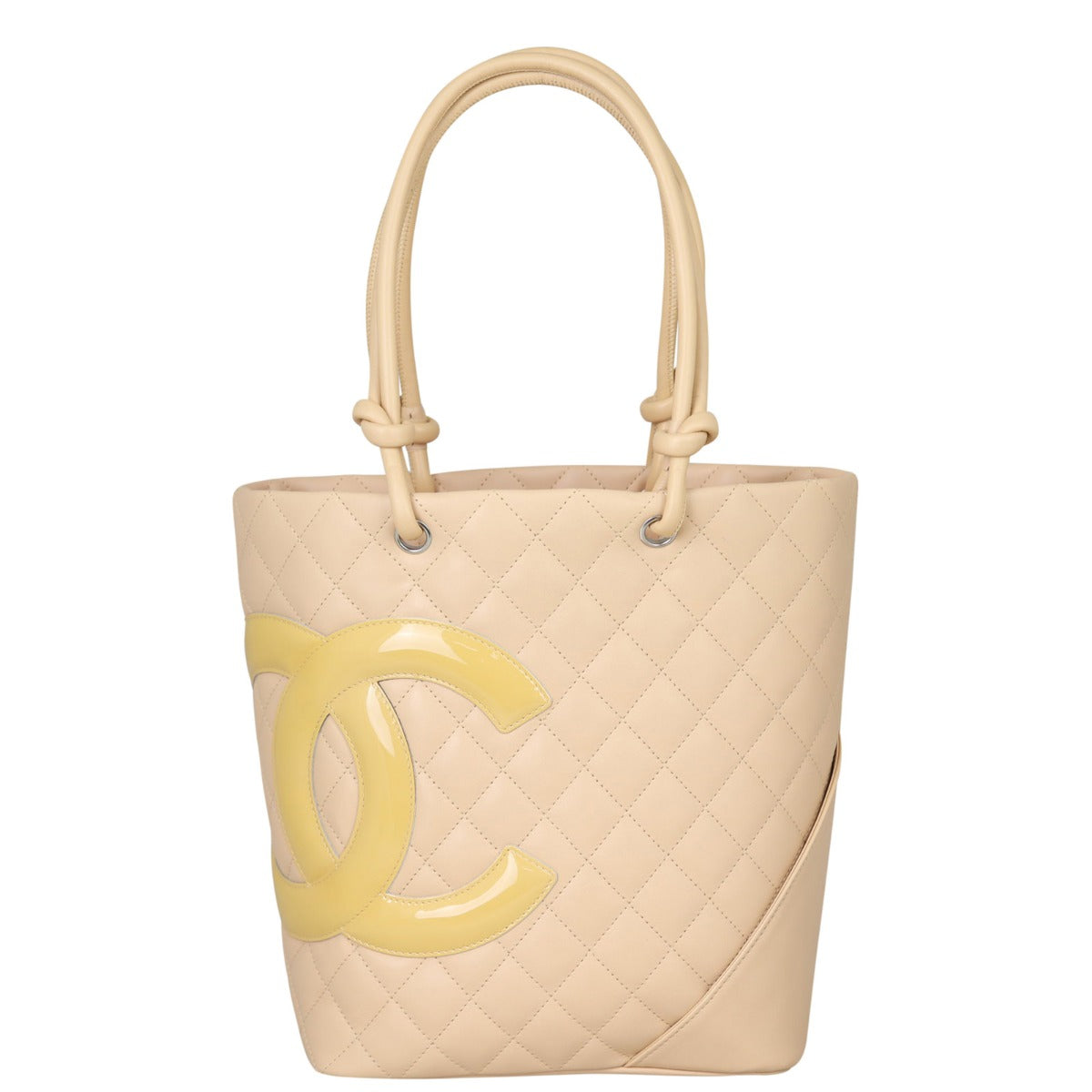 Chanel Ligne Cambon Tote Brown Beige Tote Bag