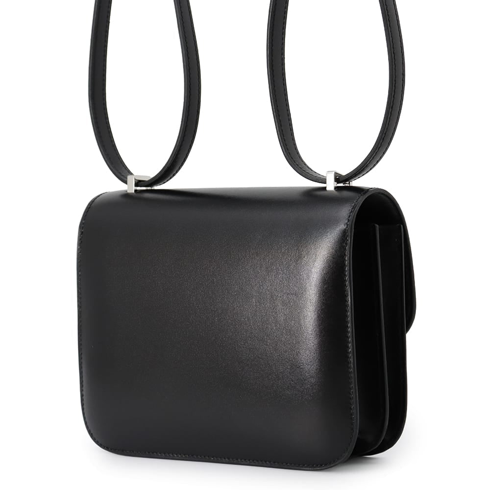 Constance Miroir Mi Box Calf Size Mini Leather Black Travel Bag