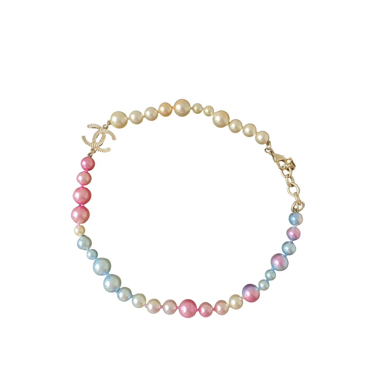 Chanel cc multicolour metal necklaces Jewelry