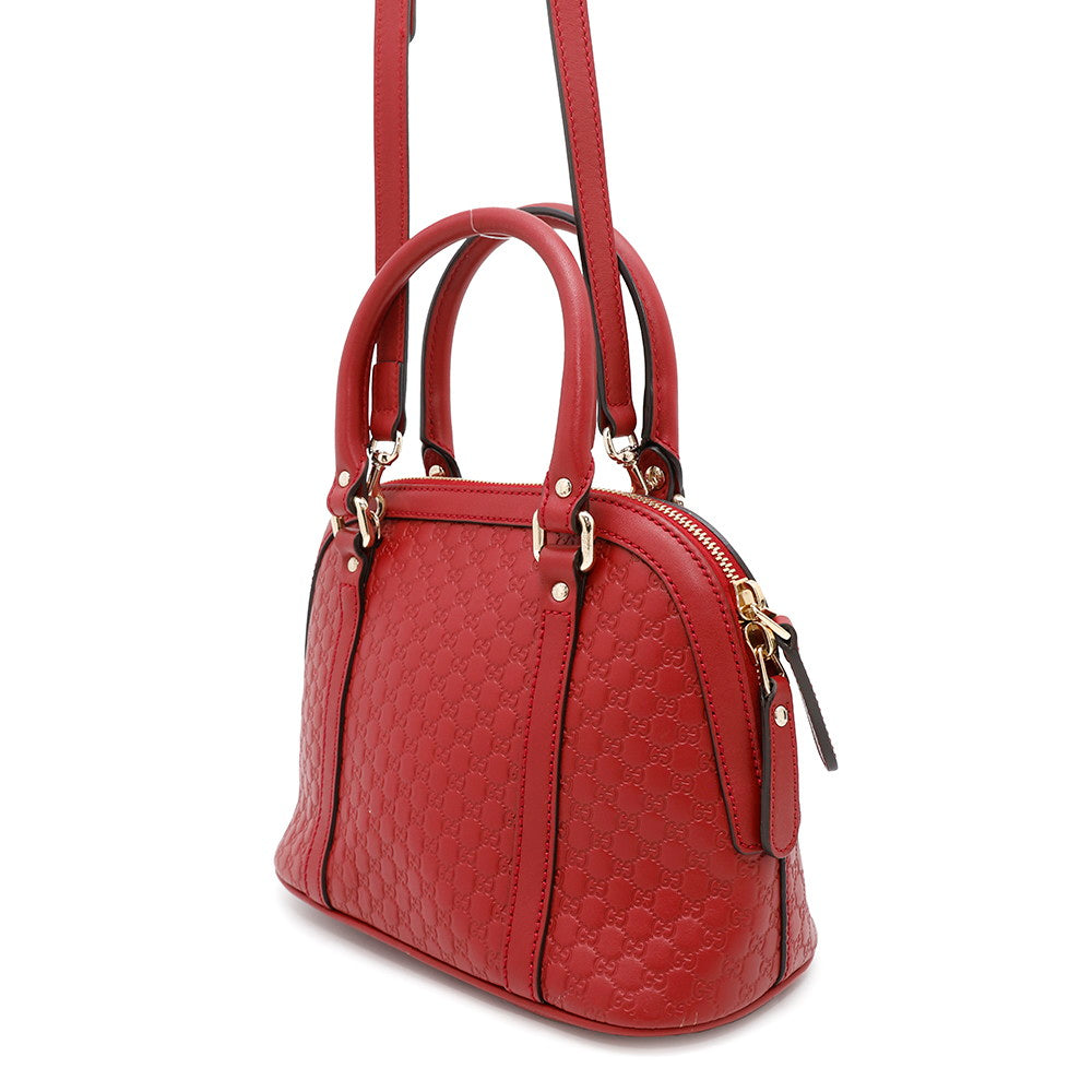 Gucci MicroGuccissima 2WAYHandbag Leather Travel Bag