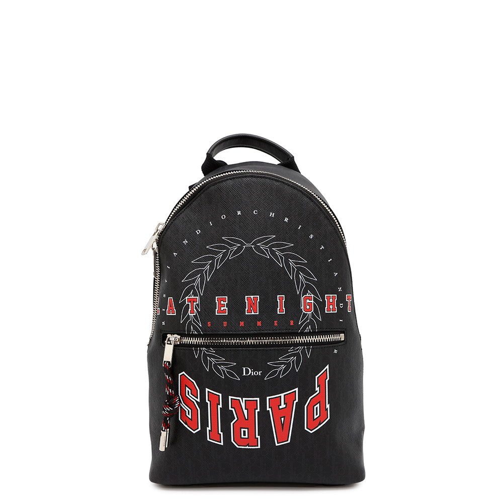 Dior Backpack ? Leather Black Logo