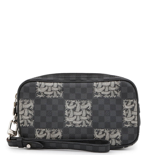 Louis Vuitton Pochette Volga Christopher Nemeth NoirN61228 Damier Clutch Bag