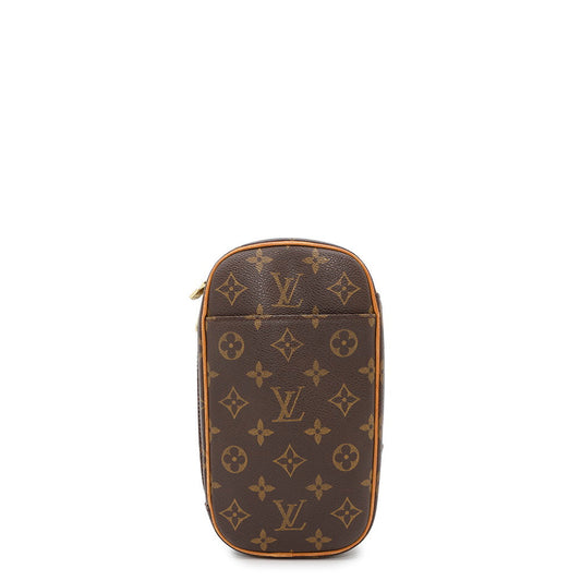 Louis Vuitton Pochette Gange BrownM51870 Monogram Clutch Bag