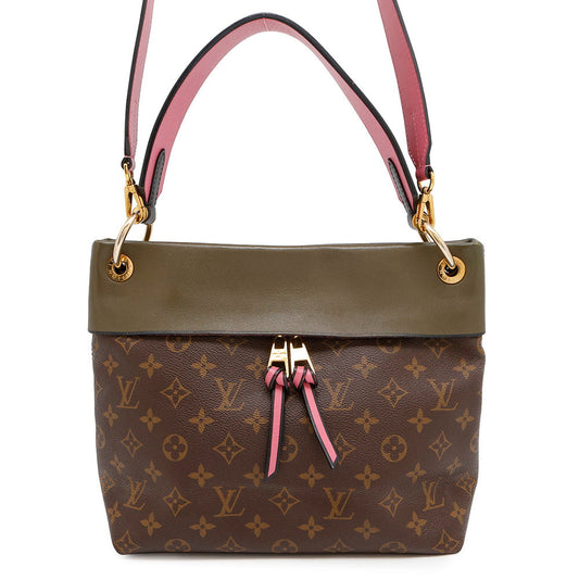 Louis Vuitton Tuileries Besace Khaki PinkM43159 Monogram Handbag