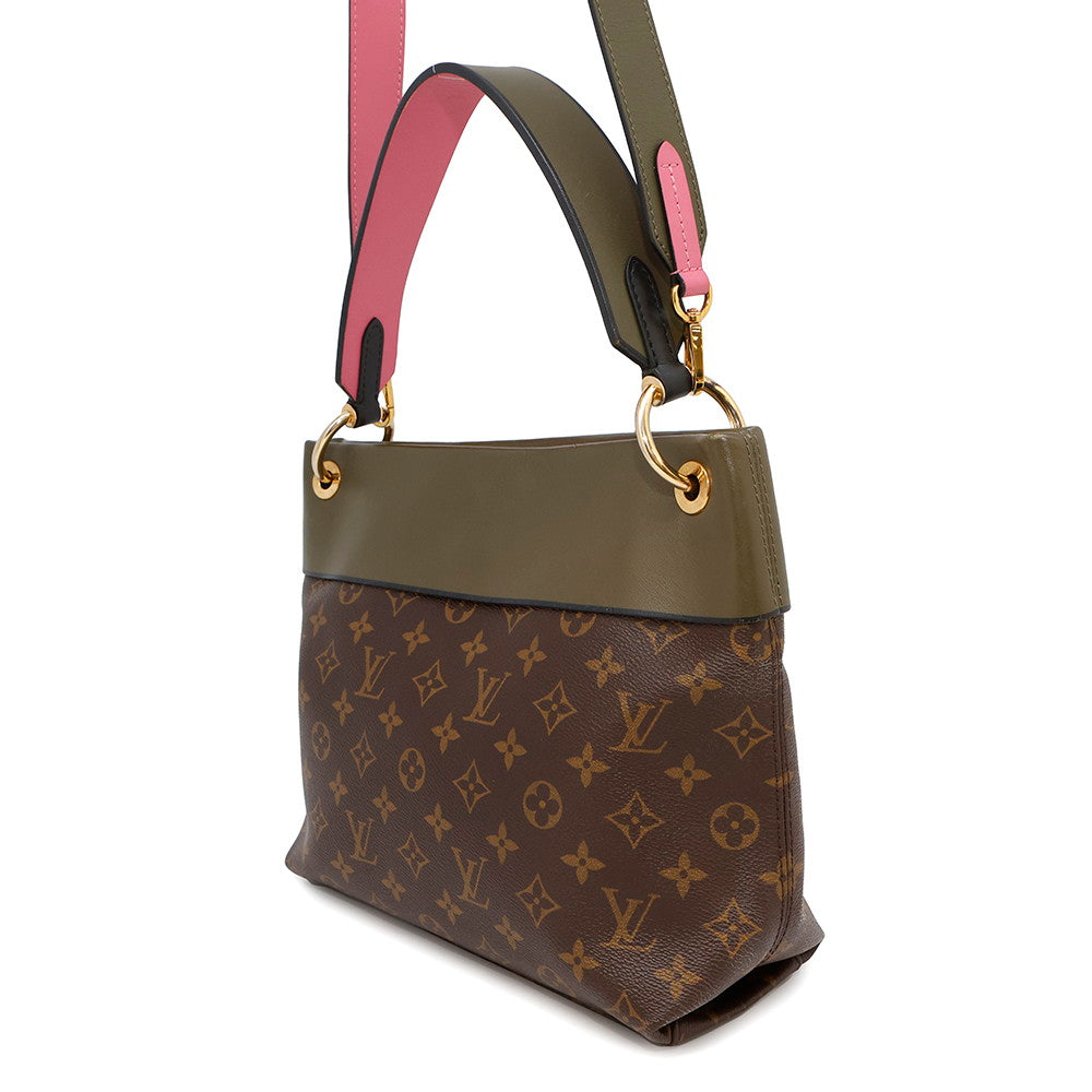 Louis Vuitton Tuileries Besace Khaki PinkM43159 Monogram Handbag