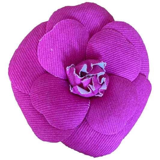 Chanel camélia pink cloth pins & brooches Jewelry