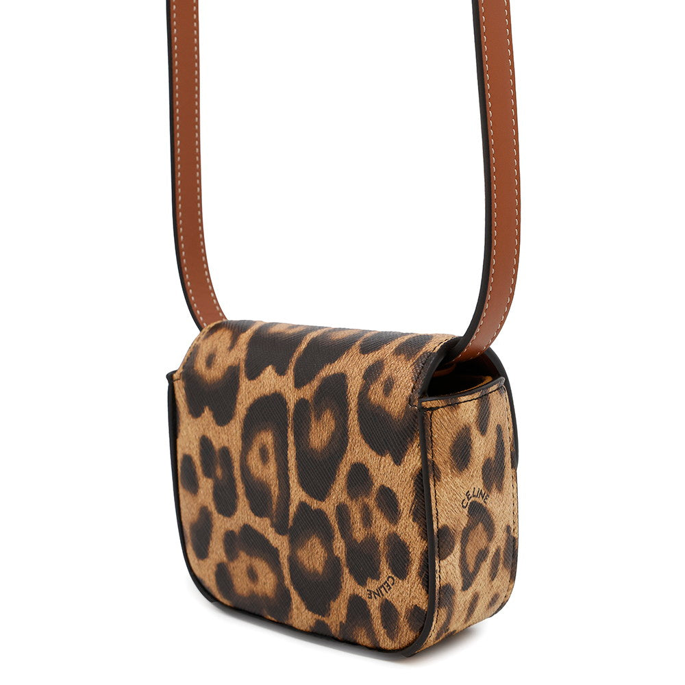 Claude Shoulder Bag I Fix Pvc Size Leather Brown