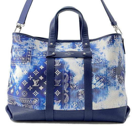 Louis Vuitton Trolley BlueM20553 ・Bandana Monogram Tote Bag