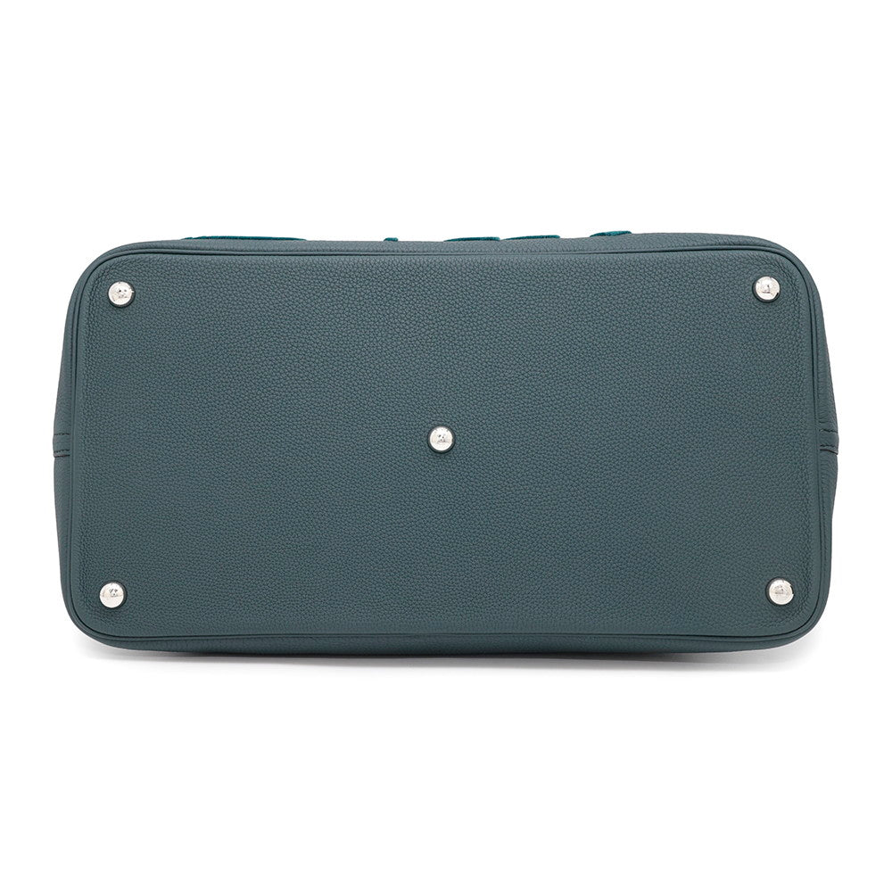 Bolide Chimeres Dragon Vert Shipley Togo Velvet Leather Travel Bag