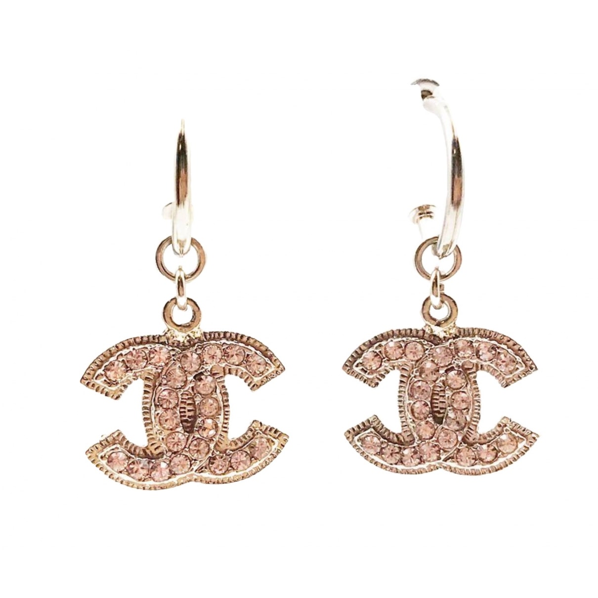 cc gold metal earrings Jewelry Travel