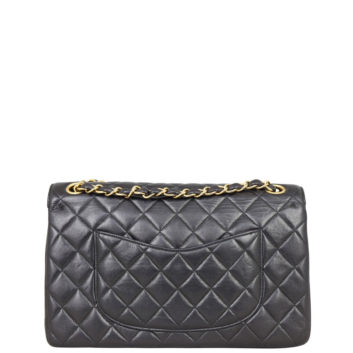Chanel Two Tone CC Double Handbag Medium Flap