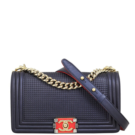 Chanel Boy Cube Old Handbag Medium