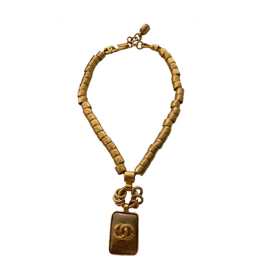cc gold metal necklaces Jewelry Modern