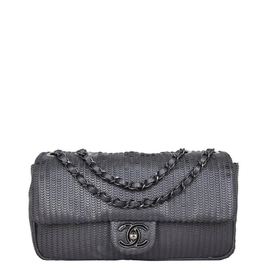 Chanel CC Laser Cut Bag Flap Handbag