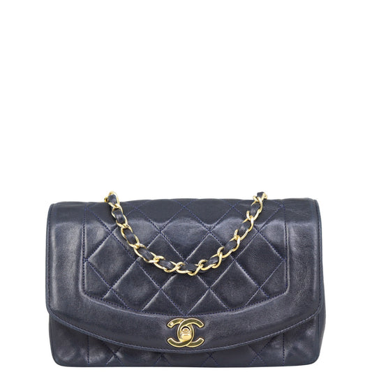 Chanel Diana Bag Dark Navy Flap Handbag