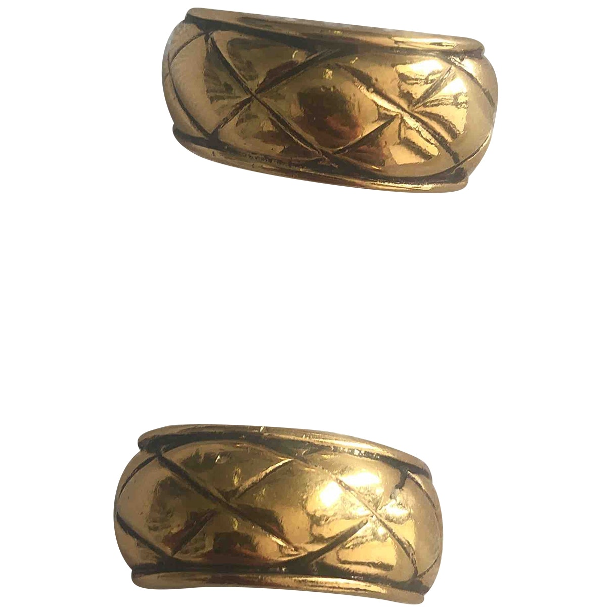 gold metal earrings Jewelry Evening
