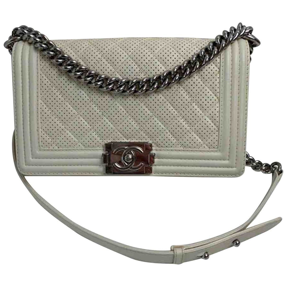 boy beige leather handbag Classic