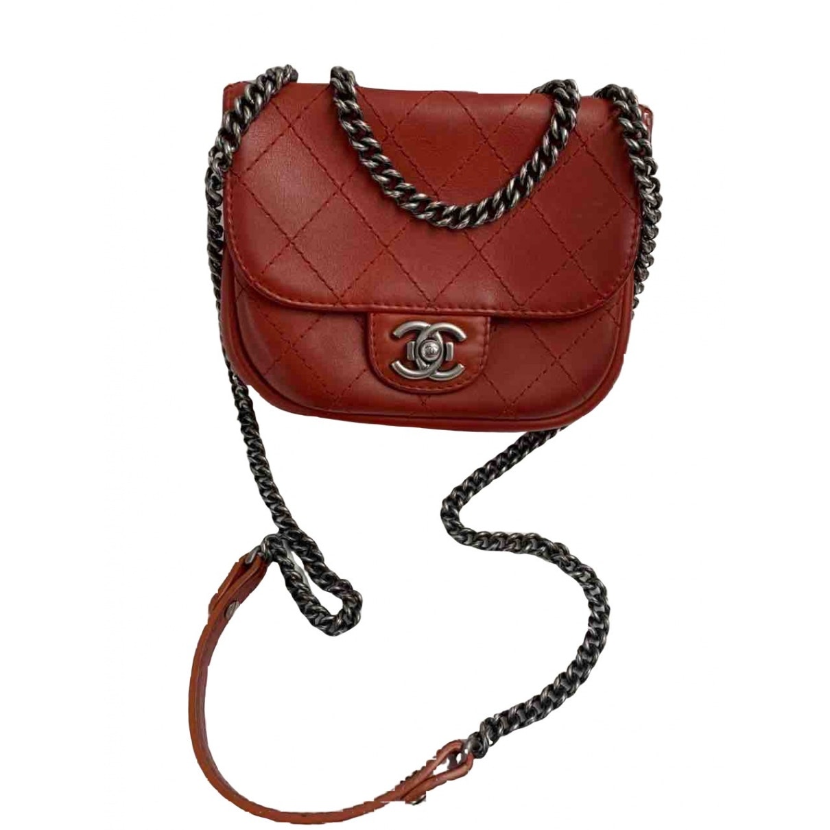 timeless/classique red leather handbag Refined