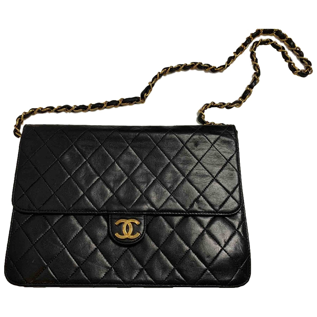 black leather handbag Minimal