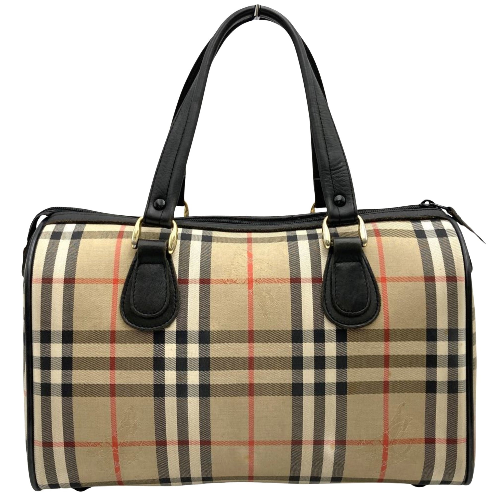 Burberry Luxury Nova Check Handbag Travel Bag Check Handbag 230