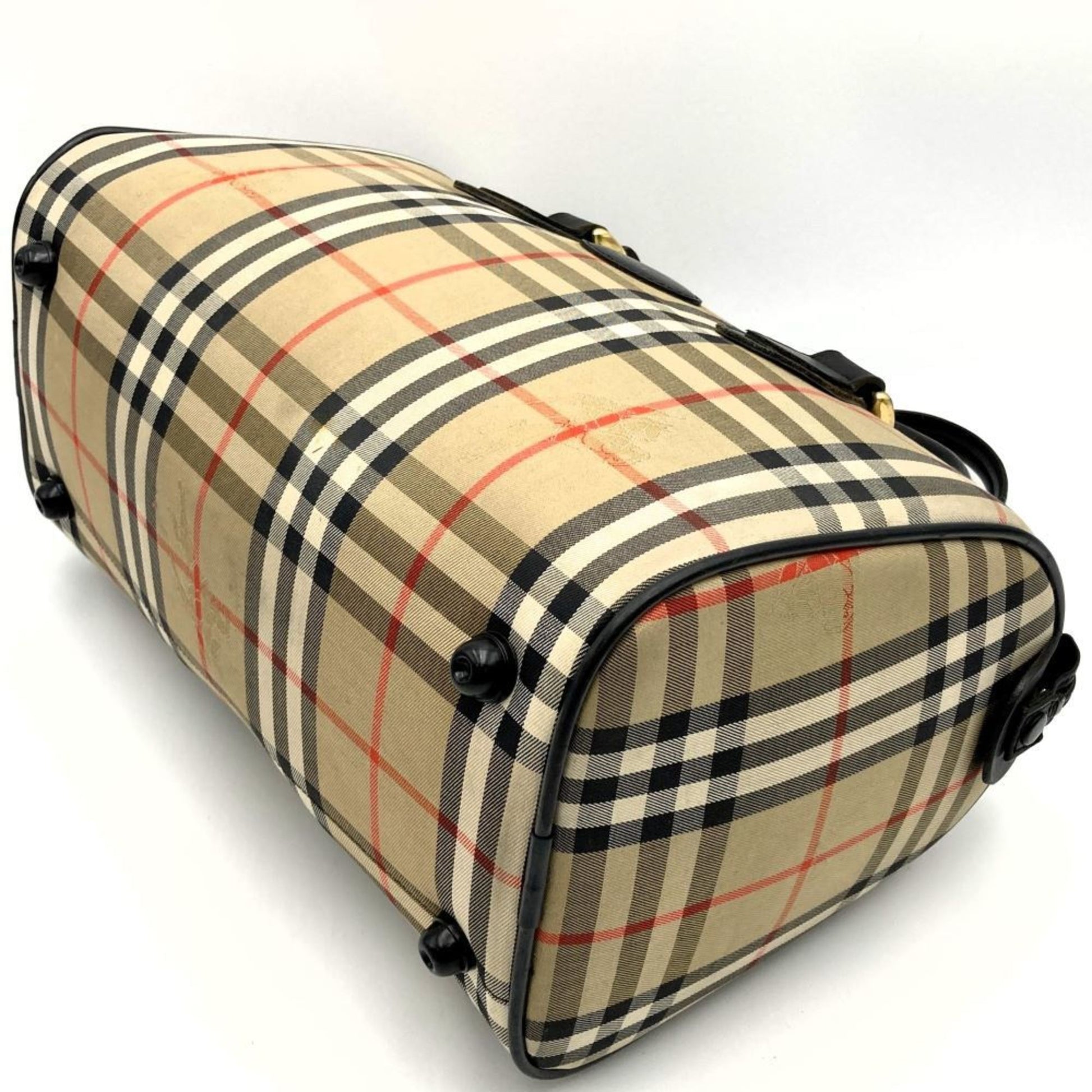 Burberry Luxury Nova Check Handbag Travel Bag Check Handbag 230