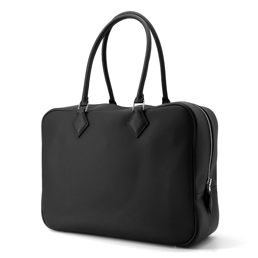 Plume Swift Size Handbag Leather Black Travel Bag