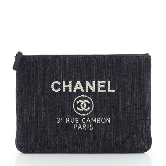 deauville blue denim - jeans handbag Signature