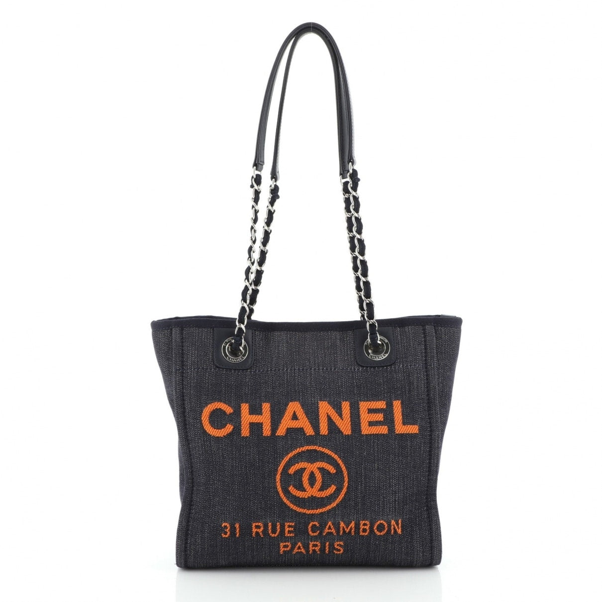 deauville blue denim - jeans handbag Classic