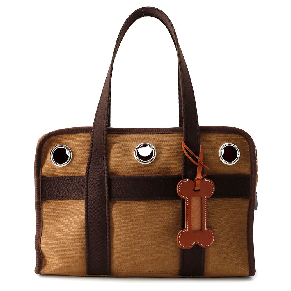 Dog Carrier Bag Feu Toile H Travel Bag