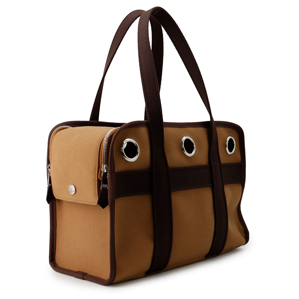 Dog Carrier Bag Feu Toile H Travel Bag