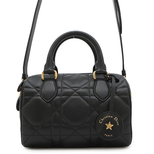 Dior Macrocannage Groove Bag Blackm Ubol M Calf Leather Travel Bag