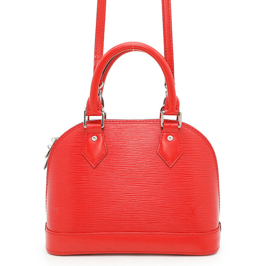 Louis Vuitton Alma CoquelicotM41160 Epi Leather Handbag