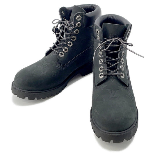 Louis Vuitton Timberland 6- EncreBoots Black1AD73B Suede Leather Shoes