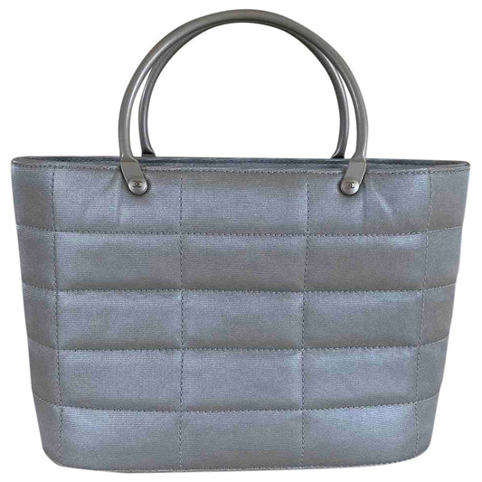 Chanel Grey Cloth Handbag