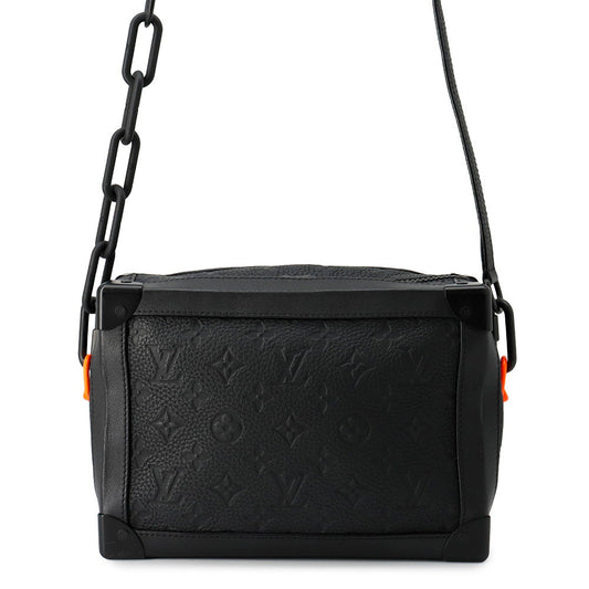 Louis Vuitton Soft Trunk NoirM53288 Taurillon Monogram Leather Handbag