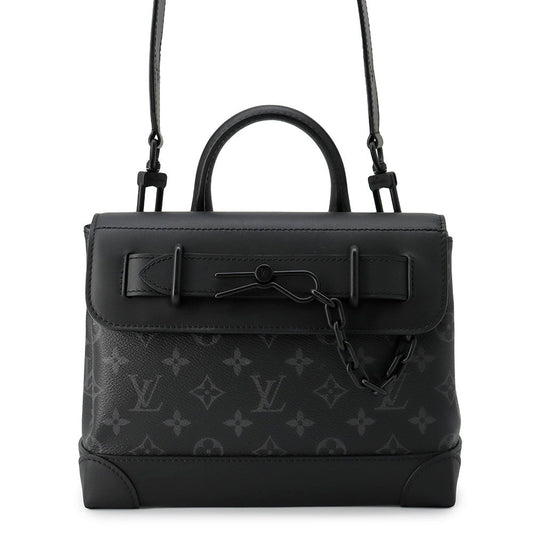 Louis Vuitton Steamer NoirM46953 Eclipse Monogram PM Handbag