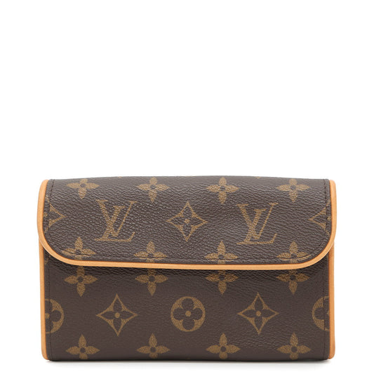 Louis Vuitton Pochette Florentine BrownM51855 Monogram XS Clutch Bag